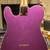 Fender MIM neck - Double bound purple Tele build - Fender case/pup 9 thumbnail