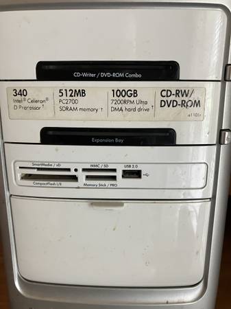 Computer tower  -HP 340 Intel, Medion monitor, and keyboard - $5 (Norristown)63471099002497120