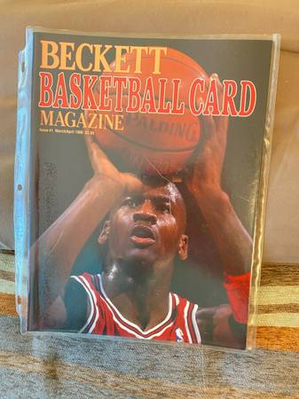 1990 Beckett Basketball Price Guide Issue #1 Michael Jordan NM cond. 1