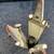 VINTAGE 1940s HEAVY MILITARY WOOD & BRASS SURVEYOR THEODOLITE TRIPOD 23 thumbnail
