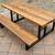 6ft. WOOD/METAL PICNIC TABLES 16 thumbnail