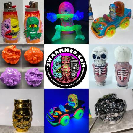 Vinyl Sofubi Urban Designer Figures available here at  swarmmco.com 1