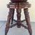 Vintage Piano Stool with Glass Ball Feet  - 14x19” 5 thumbnail