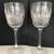 2 Waterford Lismore Diamond Essence 8" Goblets 4 thumbnail