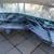 Vintage driftwood / glass boomerang coffee table B87 5 thumbnail