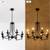 Industrial Candle Chandelier Modern Farmhouse Hanging Pendant Light Fi 10 thumbnail