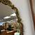 Vintage Large Oval Floral Gold Glitwood Framed Wall Mirror 3 thumbnail