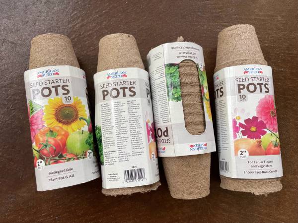 40 biodegradable pots 1