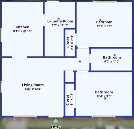 $1100.00 / 2br - 1000ft2 - Spacious 2 bedroom/ 1 bath64020672951809122