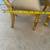 Antique mini gold doll chairs (3) 3 thumbnail
