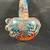 US Handblown Glass Fumed Hand Pipe with Wig Wag 1 thumbnail