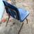 two vintage blue chairs 3 thumbnail