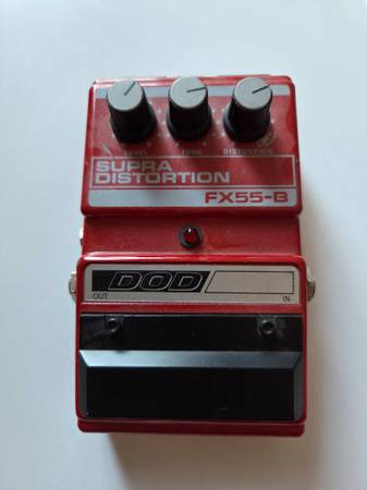 1990s-era DOD Supra Distortion Pedal 1