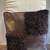 Faux Leather Brown Pillow 17.5 x 17.5 ~ *LIKE NEW!* 1 thumbnail