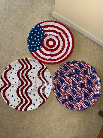 3 patriotic trays 1