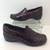 WOMEN's Clarks Bendables Brown Croc Faux Patent Leather LOAFERS-9W 1 thumbnail