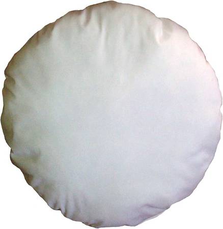 Pillow Insert, 32" Round, Poly Fill, Cotton Cover, NEW 1