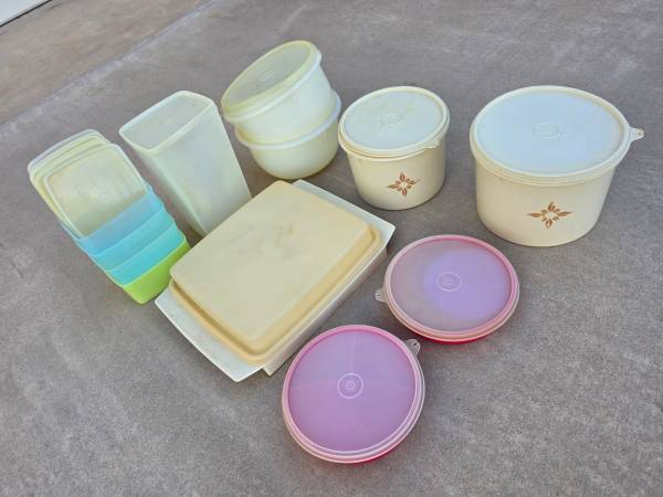 Vintage Kitchen Tupperware Storage Container Collection 1