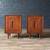 Pair of Mid-Century Modern Geometric Night Stands, c.1960’s 1 thumbnail