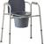 NEW Medline 3-in-1 Steel Adjustable Bedside Commode 3 thumbnail