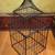 Decorative Wire Birdcage Candle Holder Cage on Iron Table Base Stand 17 thumbnail
