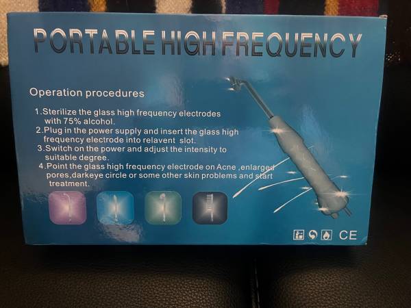 Portable High Frequency Facial Tools - NEW IN BOX 1