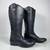 FRYE MELISSA BUTTON BLACK LEATHER KNEE LENGTH RIDING BOOTS  WOMENS SIZ 4 thumbnail