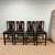 Lot of 4 Tall Bar Chairs Faux Leather 1 thumbnail