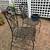 2 black Wrought iron outdoor chairs 4 thumbnail