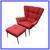 Vioski Furniture Tuulla Chair + Ottoman, Set 1 thumbnail