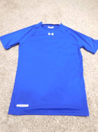 Under Armour Blue Compression Shirt 1