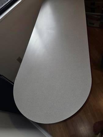 Mesa de escritorio o conferencia - grafito y gris claro - $20 (sur de San Francisco)63439956972801121