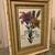 Modern Floral Flower Tile Mosaic Still Life Painting by John Richard 5 thumbnail