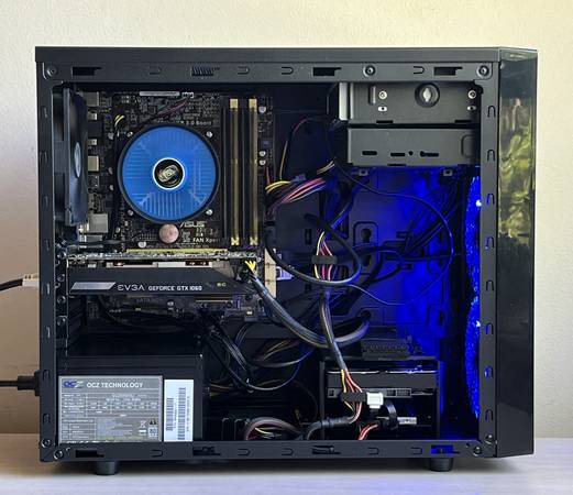 GTX1060 i7-4790 240G SSD 2TB HDD 16G RAM Mini Gaming Tower