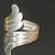 Ladies Sterling Silver Wrap ring 4 thumbnail