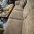 Gorgeous Super Clean Slightly used 7' Taupe Nova Suede Sofa w/Pillows 4 thumbnail