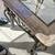 Vintage wrought iron side end coffee table with glass top 5 thumbnail