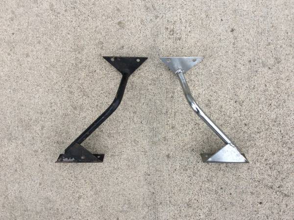 1975 Rupp Nitro Free Air Snowmobile NOS LH / RH Foot Stirrups 1