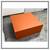 Custom Design Orange Leatherette Coffee Table 8 thumbnail