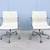 Herman Miller Eames Aluminum Group Management Chair in Ivory Leather 5 thumbnail