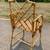 Vintage Burnt Bamboo Rattan Rattan Chinese Chippendale Captain Chair 3 thumbnail