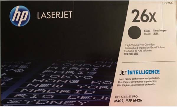 Genuine (Sealed/New)HP CF226F-26X Black Toner Cartridge (BrandNew-Sealed) 1