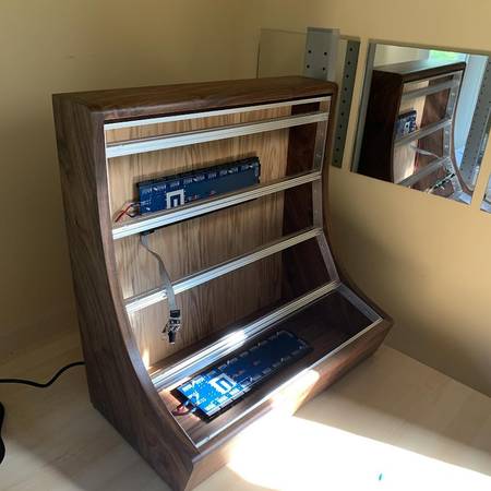Needham Woodworks Walnut Eurorack Case. 1