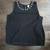 Jules & Leopold Black Rhinestone Trim Sleeveless Blouse Tank Top-LGE 10 thumbnail