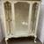 Antique hand painted Victorian Queen Anne mahogany China cabinet/ book 1 thumbnail