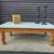 Rustic Pine Coffee Table with White Painted Top. 7 thumbnail