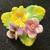 Vtg Artone Bone China Made in England Pin Brooch & Clip on Earrings 3 thumbnail