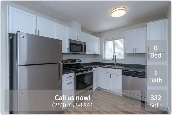 $1,225 / 332ft2 - ¡Esta oferta no durará mucho! ¡Estudio hermoso! Ubicación privilegiada. (Tacoma)64031307022978122
