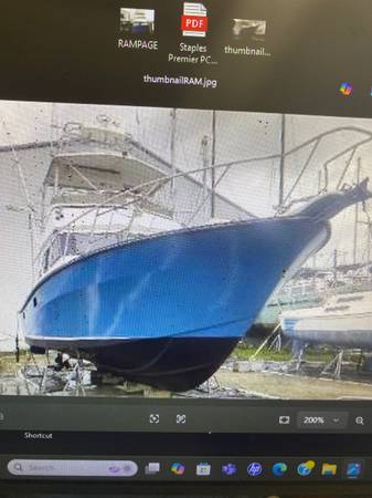 1987 Rampage sportfisher OR TRADE FOR CENTER CONCEL 1