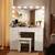 Vanity with Lighted Mirror - Makeup Vanity Desk with Power Outlet and 7 Drawers, 7 thumbnail